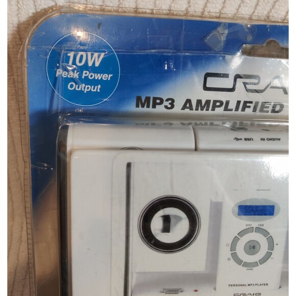 CRAIG MP3 AMPLIFIED SPEAKERS 10W PEAK OUTPUT AMPLIFIED TRAVEL SPEAKERS -NEW - Picture 3 of 5